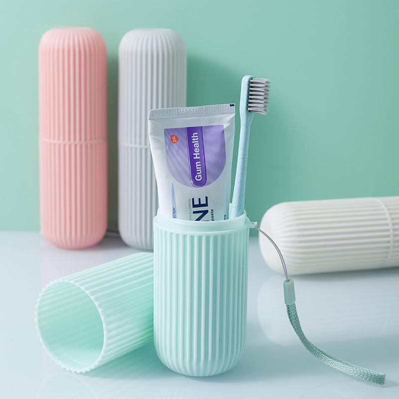 Portable toothbrush case for hygienic storage - sleek,travel-friendly design ideal for adults and kids
